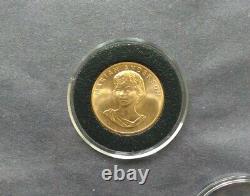 1980 Médaille D'or Américaine (1/2 Oz) Des Arts Commémoratifs Américains Marian Anderson