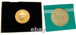 1981 Mark Twain 1 Once de lingot d'or commémoratif Boîte originale COA