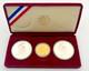 1983 1984 Ensemble De 3 Pi&egrave;ces De Preuve Olympiques De La Monnaie Am&eacute;ricaine $10 En Or Et Deux Dollars En Argent Sans Coa