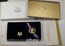 1984 W $10 Gold Eagle Proof Olympic De Preuve Pièce Commémorative Ogp