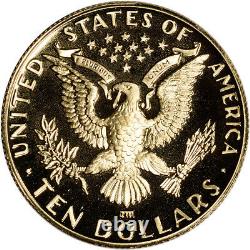 1984-d Us Gold $10 Olympic Commemorative Proof Coin In Capsule (en Capsule)