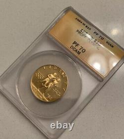 1984-o Olympic Us $10 Gold Coin Anacs Graded Pf70dcam Pr-70dcam Proof