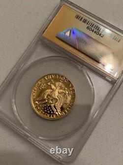 1984-o Olympic Us $10 Gold Coin Anacs Graded Pf70dcam Pr-70dcam Proof