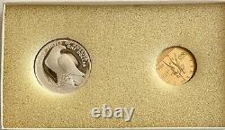 1984-w & S, Or 10 $ Argent 1 $ Commémoratif Olympique 2 Pièces De Preuve