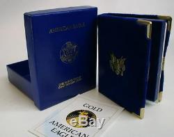 1986 Us Mint 1 Oz American Eagle Proof Gold Bullion 50 $ Coin