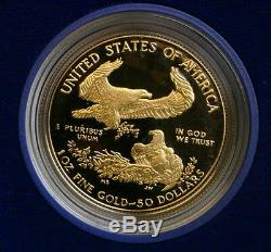 1986 Us Mint 1 Oz American Eagle Proof Gold Bullion 50 $ Coin