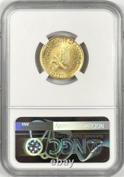 1986-W 5 $ en or Statue de la Liberté NGC MS69