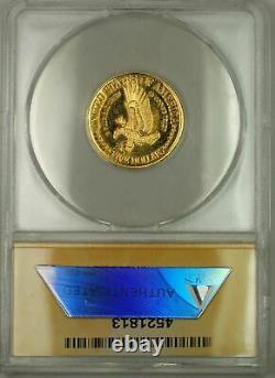 1986-w Preuve Statue De La Liberté Commémorative 5 $ Gold Coin Anacs Pf-63 Dcam