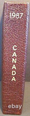 1987 Canada 100 $ Jeux Olympiques De Calgary 14k 1/4oz Pièce D’or Proof Avec Coa, Case & Box