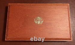 1987 Ensemble de 4 pièces en or et en argent de 5 dollars de la Constitution américaine - Épreuve et non circulée - Magnifique