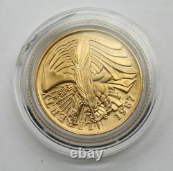 1987 Liberty Five Dollars Gold Coin Monnaie Non Circulée