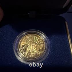 1987 OR U. S. Mint 5 DOLLARS Épreuve Constitution des États-Unis Nous le Peuple Ensemble Complet COA
