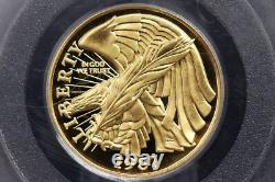 1987-W 5 $ Pièce d'or Constitution PR69DCAM Classée PCGS 1/4 oz Or 02