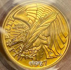 1987-W Constitution US VAULT COLLECTION Pièce d'or de 5 $ PCGS MS69