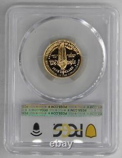 1987-W PR70 DCAM 5$ Or Demi-Aigle Commémoratif de la Constitution FAIBLE POP PCGS