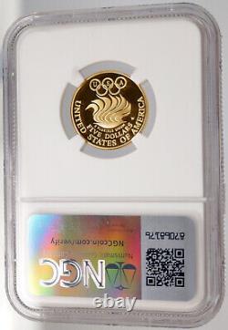 1988 W ÉTATS-UNIS US Olympiques Corée Épreuve OR 5 $ Pièce NGC i121434