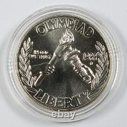1988-s American Monnaie Pièces Olympiques 2 Pièces D'argent Ensemble Argent Et Or 5 191668b $