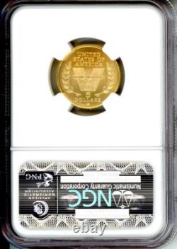 1991 1995 W 5 $ Pièce commémorative en or de la Seconde Guerre mondiale Ww-ii Ngc Ms-70 Ms70
