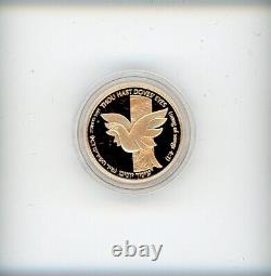 1991 Faune de la Terre Sainte. 900 Pièce commémorative en or de 3,46 g avec boîte et papiers