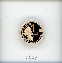 1991 Faune de la Terre Sainte. 900 Pièce commémorative en or de 3,46 g avec boîte et papiers