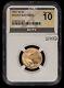 1991-w G$5 Pièce Commémorative En Or Du Mont Rushmore Rctv Ngc X Ms 10 G3552