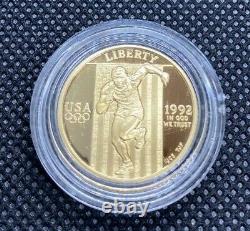1992 Jeux Olympiques De 6 Pièces - Y Compris 2 5 $ D'or - Wow 99 Cent Début Aucune Réserve