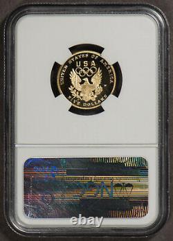 1992 W $ 5 Gold Commémorative Olympics Proof Coin Ngc Pf 70 Uc Sku-g1392