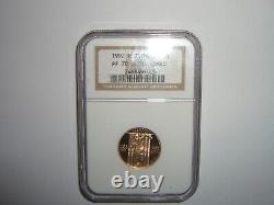 1992-o $ 5 Olympic Commémorative Gold Proof Coin Ngc Pf 70 Ultra Cameo