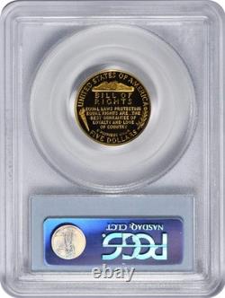 1993-W Madison Bill of Rights 5 $ Or Cinq Dollar Épreuve Commemorative PR69DCAM PCGS
