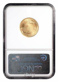 1993-w $5 Ngc Ms70 James Madison Mint Pièce Commémorative D'or De L'état