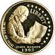 1993-w Us Gold $5 Bill Of Rights Commemorative Proof Coin In Capsule (en Capsule)