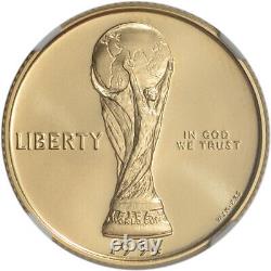 1994-w Us Gold 5 $ Coupe Du Monde Commémorative Bu Ngc Ms69