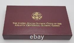 1995 $5 Olympique Commemorative Gold Coin Set