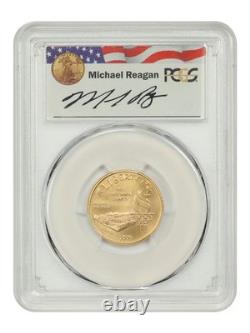 1995-W 5 $ Stade PCGS MS70 (Signature de Reagan) 5 $ Commémoratifs en or moderne