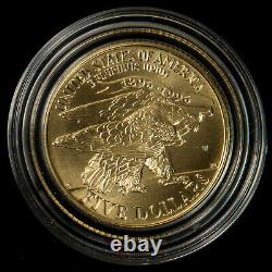 1995-w 5 $ Commémoratif Olympique. 2419 Ozt Gold Coin Non Circulé G1039