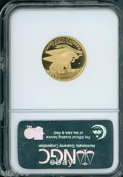 1995-w 5 $ Or Commémoratif Stade Ngc Pr70 Pr-70 Épreuve Pf70 Ucam Ultra Cameo