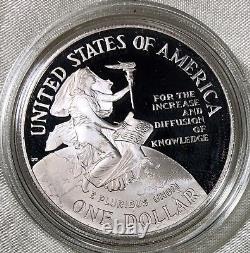 1996 Smithsonian Four Coin Ensemble D'or Et D'argent Du 150e Anniversaire Avec Ogp