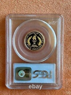 1996-W Olympique Chaudron $5 Pièce Commémorative en Or Proof PCGS PR69DCAM 69 PF 69