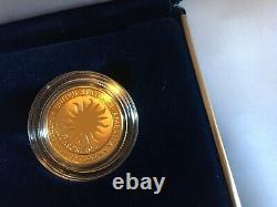 1996 W Smithsonian Commémorative Proof 2 Coin Set 5 $ D'or Et 1 $ D'argent Ogp