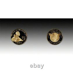 1997 Us Gold $5 Franklin Delano Roosevelt 2-coin Commemorative Proof & Bu Set