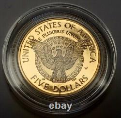 1997-W 5 $ Commémorative en Or Proof de Franklin Roosevelt SKU-G2839