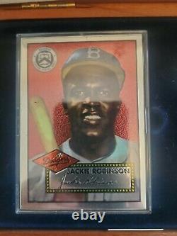 1997 W Jackie Robinson 50th Anniversary Legacy Set 5 $ Gold Coin+ Card+ Patch&pin