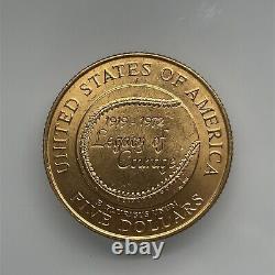 1997-W Pièce en or commémorative de 5 $ Jackie Robinson BU/MS de West Point sans boîte ni COA