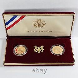 1999-w Washington Bicentenaire Commémoratif $5 Pièces D'or Ms & Proof 192169b