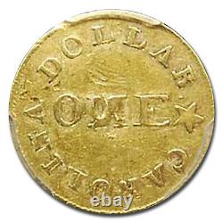 $1 Carolina Gold Bechtler AU-53 PCGS (K-4, N inversé)
