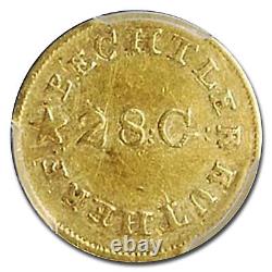 $1 Carolina Gold Bechtler AU-53 PCGS (K-4, N inversé)