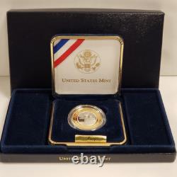 2000 10 $ Bibliothèque du Congrès Bimétallique Or/Platine Commémoratif -OGP- G4635