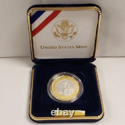 2000 10 $ Bibliothèque du Congrès Bimétallique Or/Platine Commémoratif -OGP- G4635