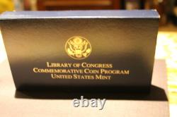 2000 Pièce bimétallique de dix dollars de la Bibliothèque du Congrès classée PR 70 DCAM