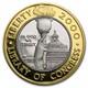2000-w Pf 10 $ Or/platine De La Monnaie Des États-unis Pièce Commémorative Bibliothèque Du Congrès (boîte + Certificat D'authenticité)